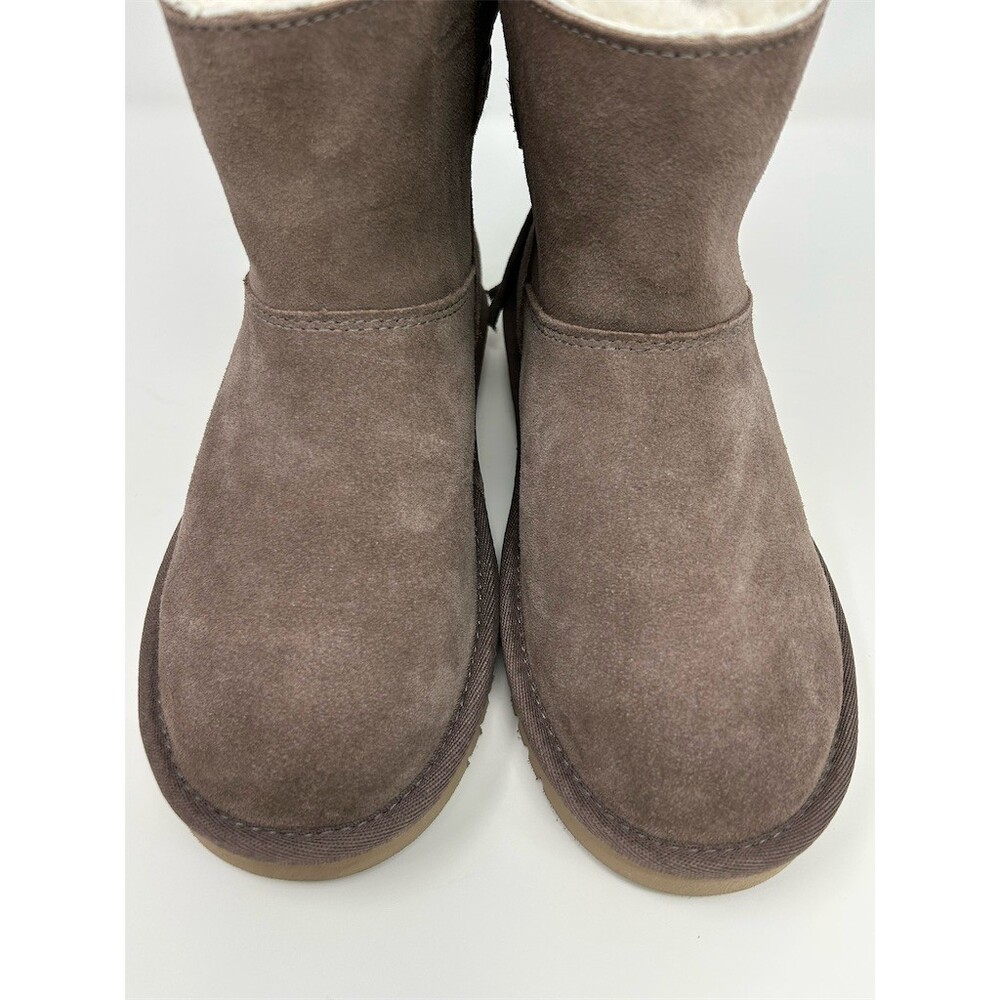 Koolaburra by UGG Womens Ankle Bootie Mauve Tassel Slip On Plush Lined Size 6 - Picture 5 of 11
